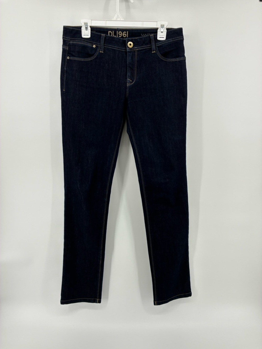 DL1961 Women's Navy Coco Straight Leg Jeans